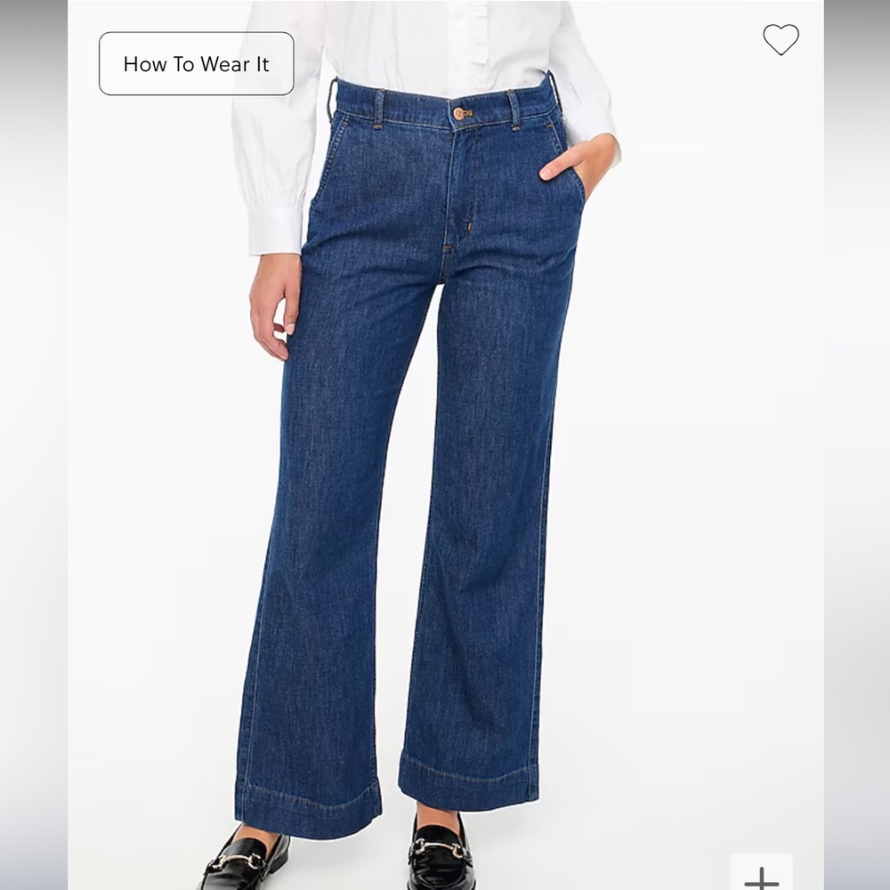 J. Crew Denim Trouser Jeans - Size 28 NWT